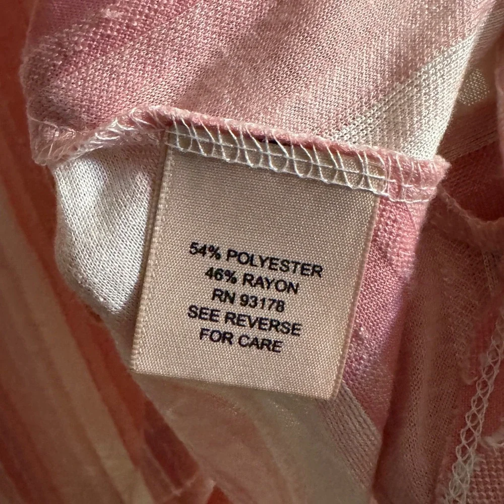 Casual Pink Striped Tunic Top - Women - Picture 6 of 7